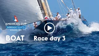 America's Cup Superyacht Regatta – Race Day Three Highlights