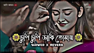 Chupi Chupi__চুপি চুপি ডাকি তোমায় আমার কাছে আসো না (Slowed+Reverb) || Bengali romantic song lofi🎵