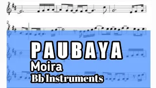 Paubaya Tenor Soprano Clarinet Trumpet Sheet Music Backing Track Play Along Partitura