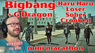 BIGBANG marathon - HARU HARU - LOSER - SOBER - CROOKED (GD) reaction