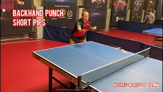 Short pips punch | kill the ball efficiently | Moristo SP | Pingpongtillidie