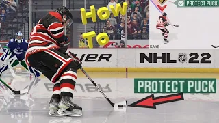 NHL 22 how to protect puck