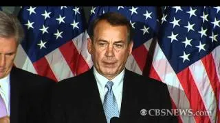 Boehner says will hold hearings on Obama jobs bill