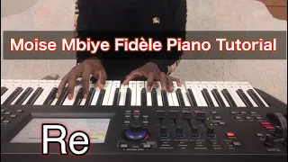 Pasteur Moise Mbiye Fidèle piano tutorial