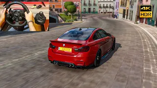 BMW M4 Coupe 2014 - Forza Horizon 5 | Logitech G-G923 Driving Force gameplay