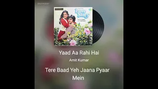 Yaad aa rahi hai ( Amit Kumar - Love Story)