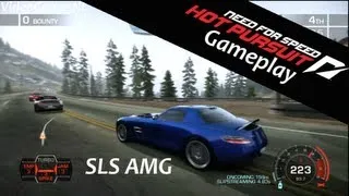 Need For Speed: Hot Pursuit | Blue Mercedes SLS AMG Snow Gameplay [Xbox 360 | PS3 | PC] [HD]