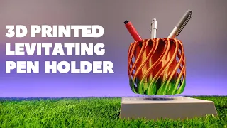 3D Printed Levitating Pen Holder - 3D Printing Timelapse #Shorts