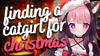 waking up to a catgirl for christmas 🐱🎄 (F4M) [lonely listener] [comfort] [cuddles] [asmr roleplay]