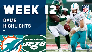 Dolphins vs. Jets Week 12 Highlights | NFL 2020