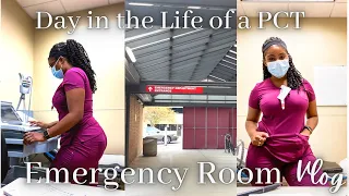 DAY IN THE LIFE OF A PATIENT CARE TECHNICIAN | EMERGENCY ROOM | FLOAT PCT/CNA