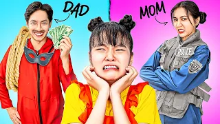 Dad, Please Don't Steal Anymore! Police Mom Vs Criminal Dad - Funny Stories About Baby Doll Family