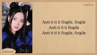 LE SSERAFIM ANTIFRAGILE Easy Lyrics