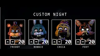 FNaF:Plus(By LostPawPlay) | Custom Night 20/20/20/20