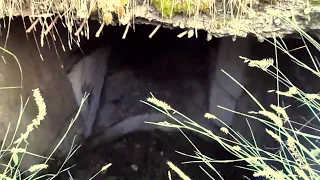 ШОК!!!Копал железо в овраге и нашел заброшенный тоннель (бункер)
