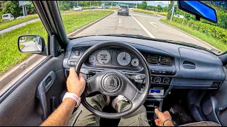 1997 Skoda Felicia [1.3 68 HP] |0-100| POV Test Drive #1751 Joe Black