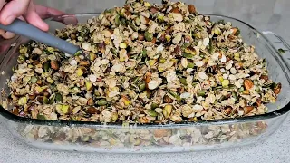 Delicious and easy low sugar granola recipe/Granola nuts