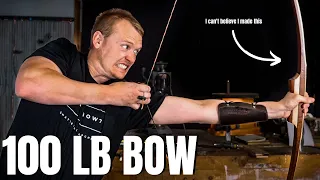 DIY | MONSTER BAMBOO/IPE 100LB BOW BUILD!  "A complete beast" (pt. 3)