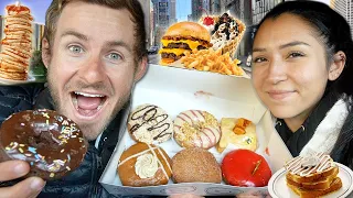 EPIC CHEAT DAY! (Eating The TOP Rated Foods In Our City)