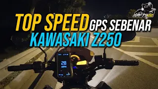 Kawasaki Z250 Model Sebelom Modenas   I   Top Speed Meter & GPS!! #kawasaki #z250