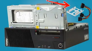 I installed SSD & HDD on a Lenovo ThinkCentre M93p (using this Hack)