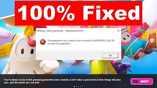 100% Fixed FallGuys Client game.exe - Application Error 0xc0000005 (2022)