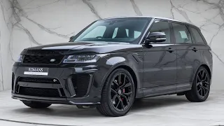 2022 Range Rover Sport 5.0 SVR Carbon Edition - Santorini Black - Walkaround & Interior & Revs [4K]