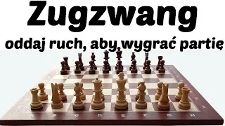 SZACHY 23# Zugzwang w szachach. Brak mobilności figur w szachach. Strategiczna wygrana w szachach