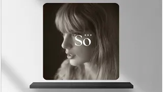 [FREE] Taylor Swift Pop type beat "So" 2024