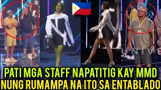 Napatitig ang mga Staff ng Miss Universe 2023 ng Rumampa sa Stage si Miss Philippines Michelle Dee