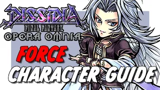 DFFOO KUJA FR FORCE CHARACTER GUIDE & SHOWCASE! BEST ARTIFACTS & SPHERES! HOLY AOE DAMAGE!!!