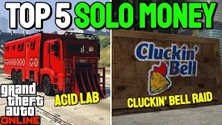 Top 5 Best Ways to Make Money Solo in GTA 5 Online! (2024)