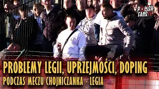 PROBLEMY LEGII, UPRZEJMOŚCI, DOPING - podczas meczu Chojniczanka 0-1 Legia (25.09.2018 r.)