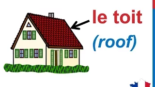 French Lesson 81 - Rooms in the house Vocabulary - Les pièces de la maison - Partes de la casa