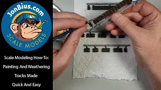 Scale Modeling How-To: Painting And Weathering Tracks Made Quick And Easy