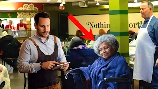 Waiter Serves An Old Black Woman For Years, One Day She Disappears, Then He Gets A Shocking Phone Ca