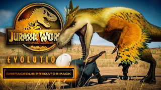 PACK PRÉDATEUR DU CRÉTACÉ : les 4 NOUVELLES ESPÈCES de JURASSIC WORLD EVOLUTION 2 😍