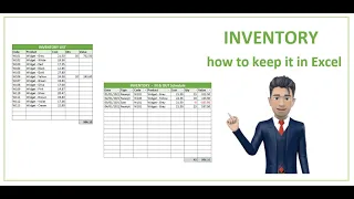 How to keep Inventory using an Excel Spreadsheet - [create your own Template]