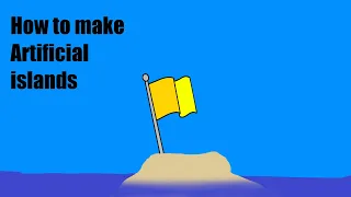 How to make Artificial islands! (at the Beach)