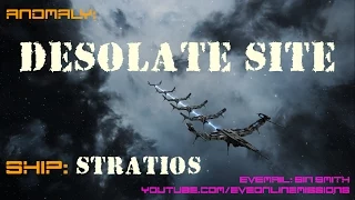 EVE Online. Desolate Site anomaly. Stratios.