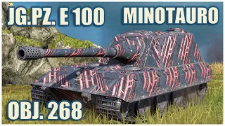 JagdPz E 100, Minotauro & Object 268 • WoT Blitz Gameplay