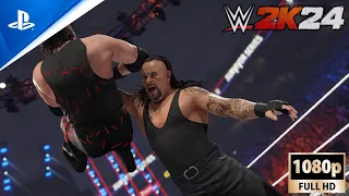 WWE 2K24 - Masked Kane Vs Undertaker | WrestleMania | PS5 Gameplay