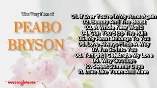 Peabo Bryson Best Hits | The Best of Peabo Bryson Nonstop Playlist