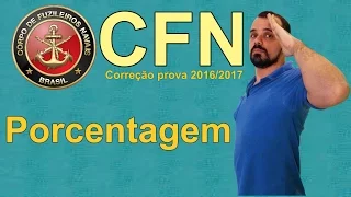 Porcentagem - Prova Fuzileiros Navais - 2016/2017 - Cálculos com porcentagem (10/25)