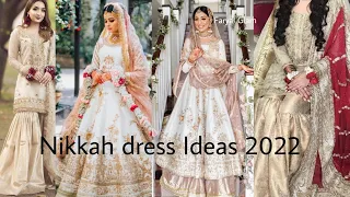 Nikkah Dress Ideas 2022 || Wedding dress Ideas #nikkahdress #weddingdress #simplenikkahdressideas