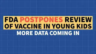 FDA Postpones Review of Vaccines for Young Kids: More Data Coming In