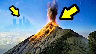 أخيرا بعد سنوات إكتشفت جزيرة البركان السرية في جي تي أي 5 | GTA V Volcano Island