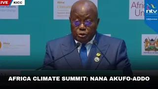 Ghana President Nana Akufo-Addo's speech at Africa Climate Summit