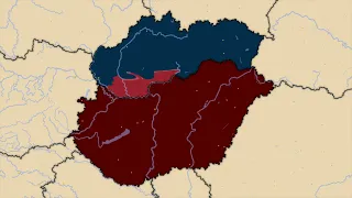 Hungary vs Slovakia  #mapping #war #alternatehistory #alternatefuture #shorts #hungary #slovakia