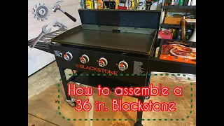How To Assemble A 36” Blackstone Griddle
